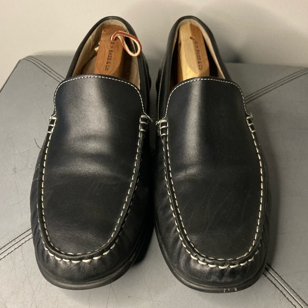 Ecco Men’s Slide On Black Size 10/10.5 Comfortable and Casual Loafer Style